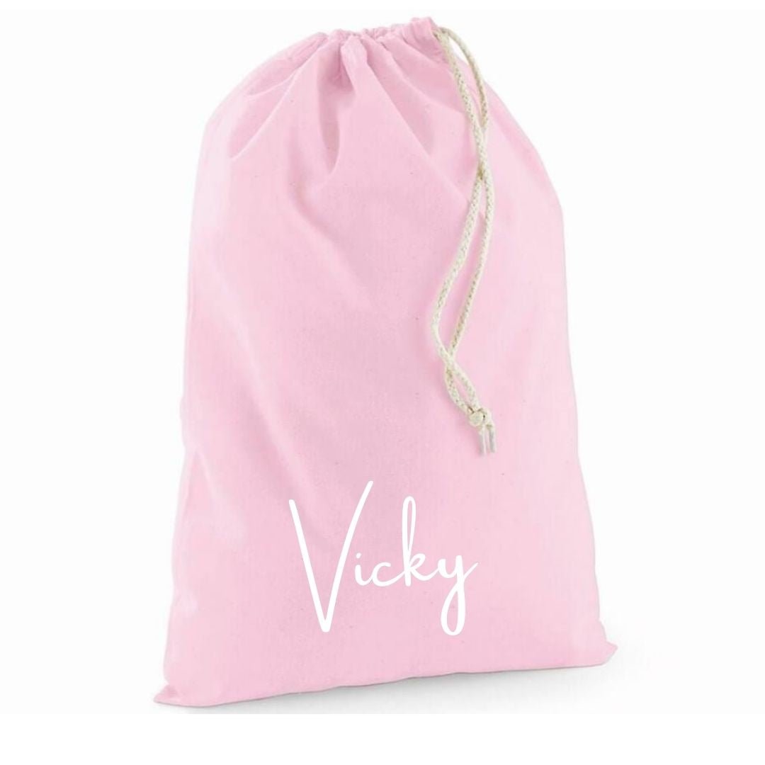 Drawstring personalised bag best sale