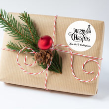 Load image into Gallery viewer, Personalised Christmas Stickers - Merry Christmas - Love and Labels
