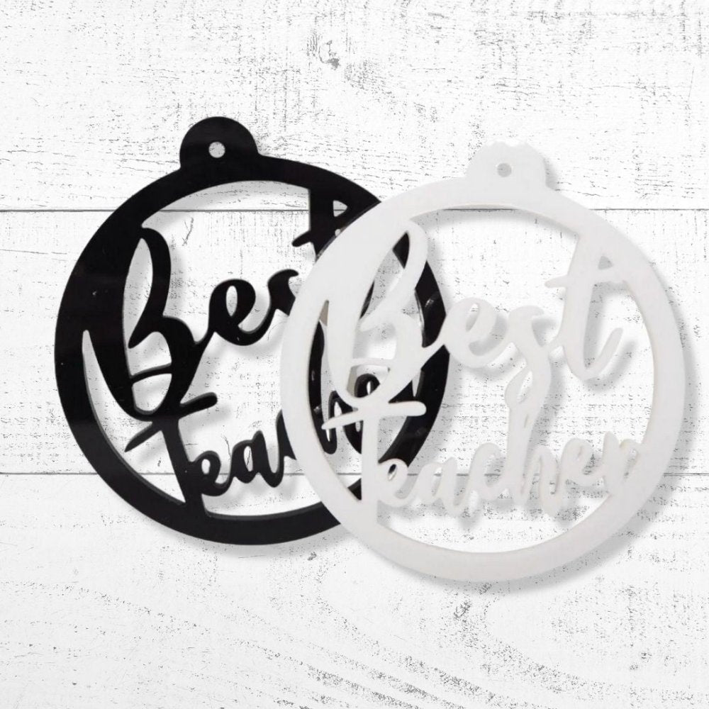 Best Teacher Christmas Baubles, Teacher gifts at christmas - Love and Labels